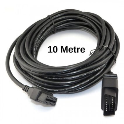 Cihazcı 10 Metre OBD2 Teşhis Cihazı Uzatma Kablosu 16 Pin – Erkekten Dişi Sokete