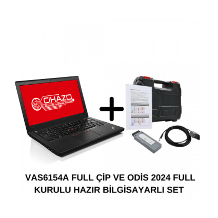 VAS 6154A 1:1 Oem Odis Servis 24.3.2 ve Odis Mühendislik 18.2.0 Kurulu Hazır Bilgisayar + LENOVO X SERİSİ