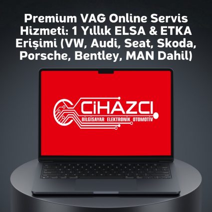 Premium VAG Online Servis Hizmeti: 1 Yıllık ELSA & ETKA Erişimi (VW, Audi, Seat, Skoda, Porsche, Bentley, MAN Dahil)